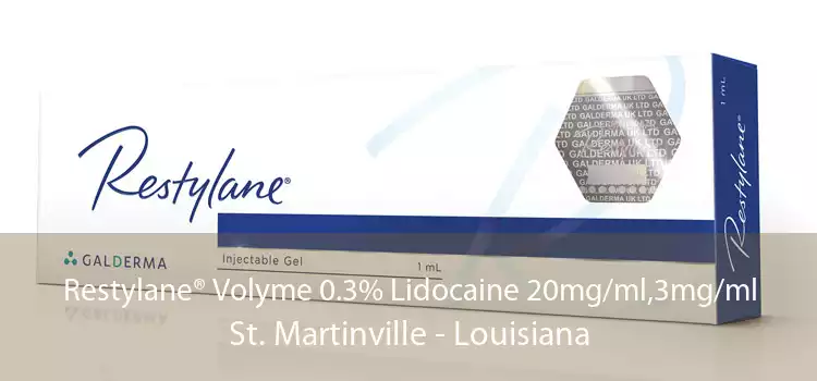Restylane® Volyme 0.3% Lidocaine 20mg/ml,3mg/ml St. Martinville - Louisiana