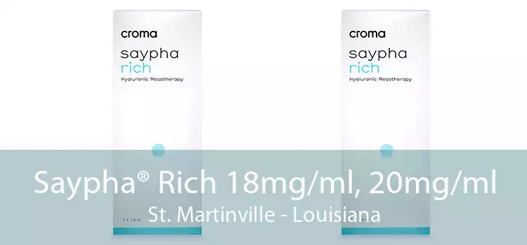 Saypha® Rich 18mg/ml, 20mg/ml St. Martinville - Louisiana